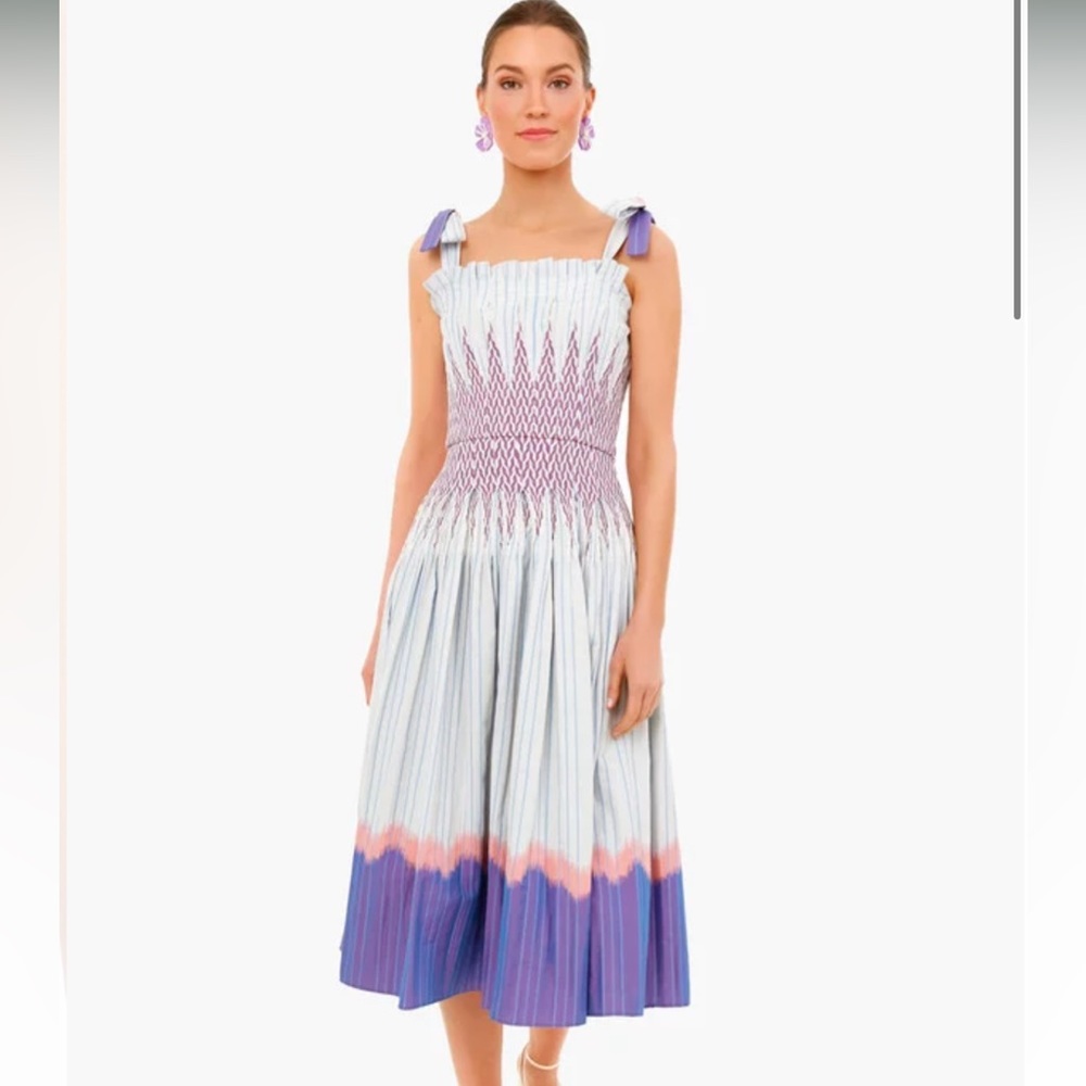 Hunter Bell Multi Tie-Dye Juliette Dress, Size XS